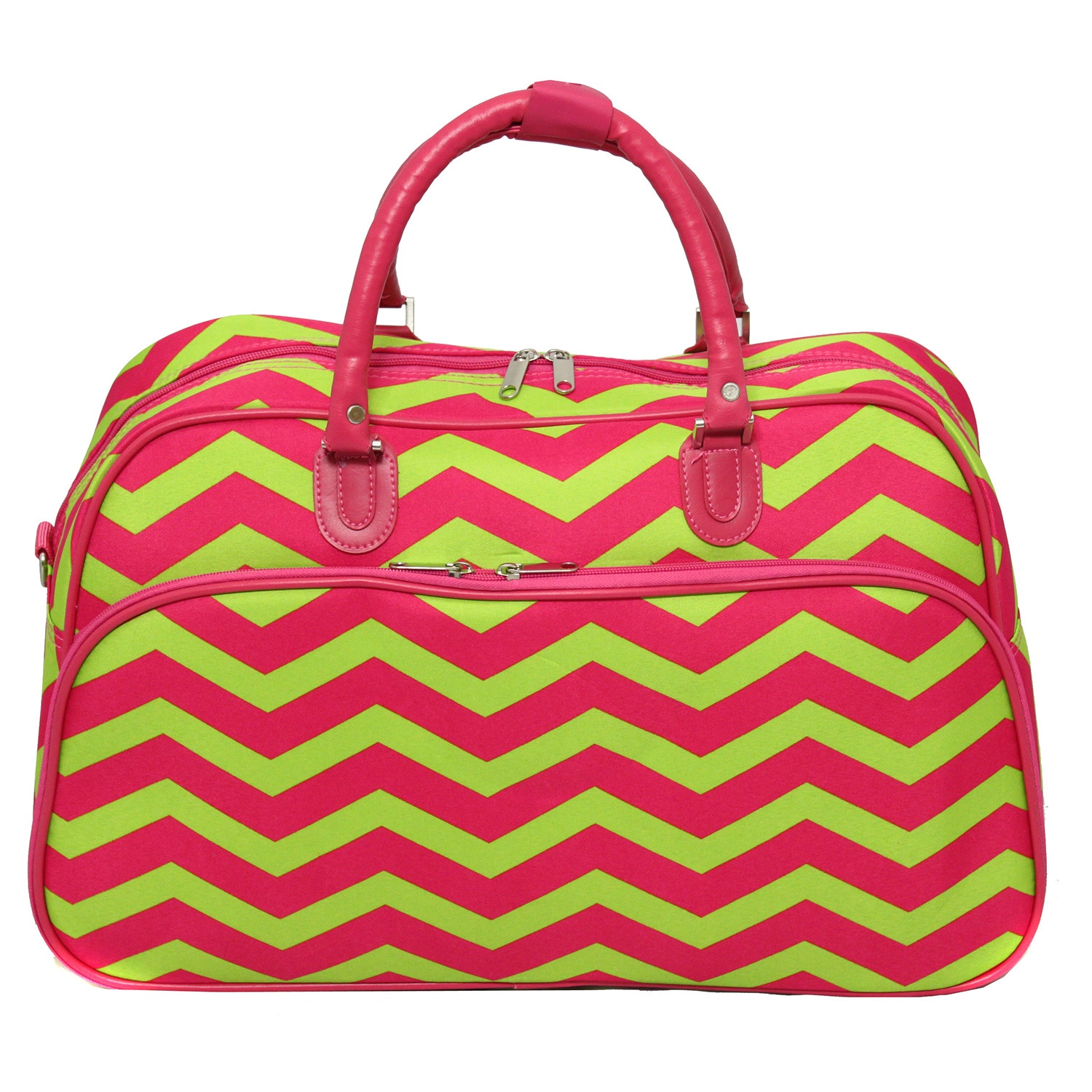Pink Bandana Paisley Print Design Weekender//Overnighter Bag