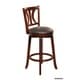Simple Living Anderson 24-inch Upholstered Swivel Stool - Overstock ...