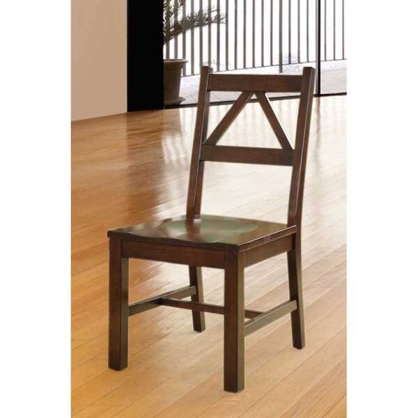 Linon The Gray Barn Pitchfork Antique Tobacco Chair