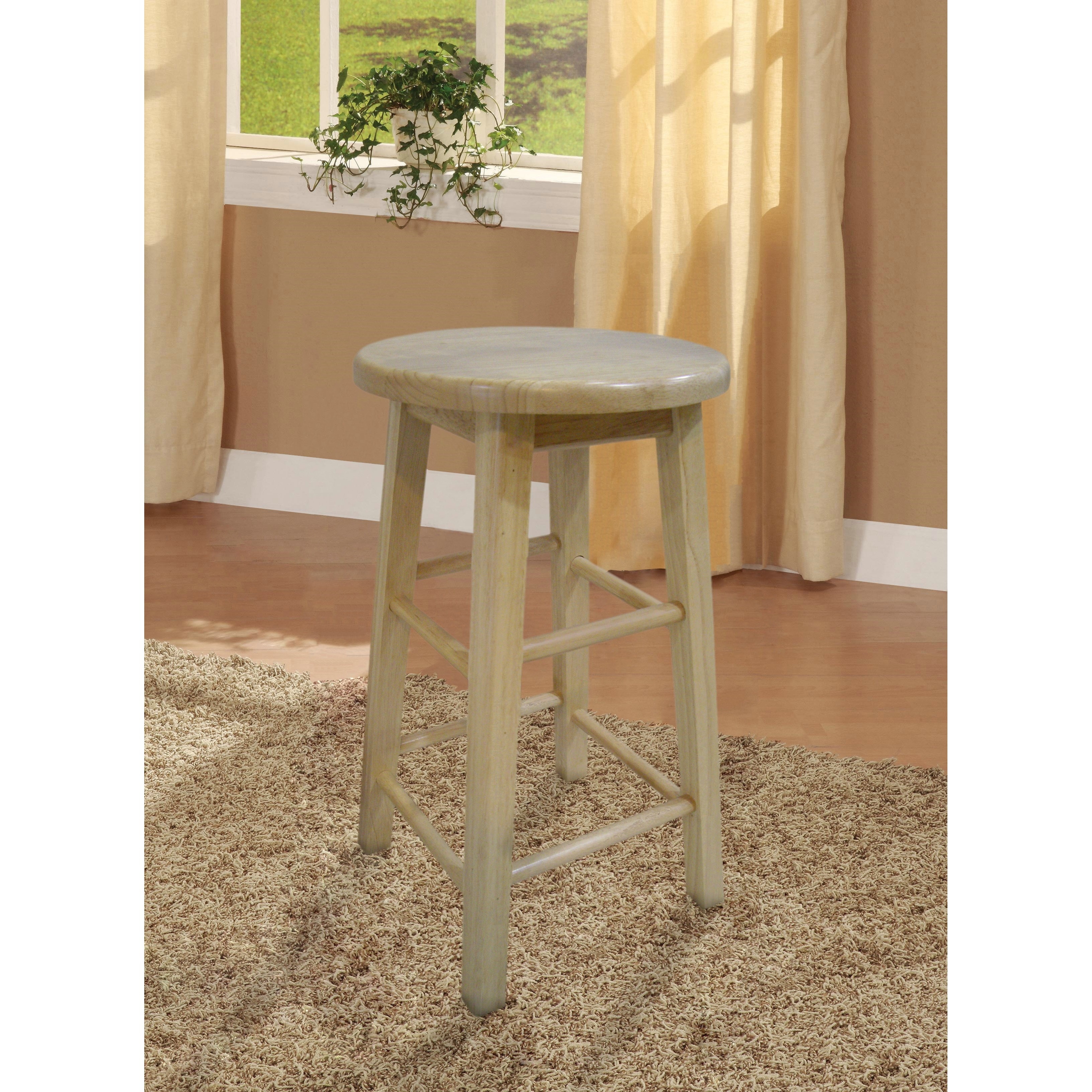 24 inch Counter Stool With Round Seat