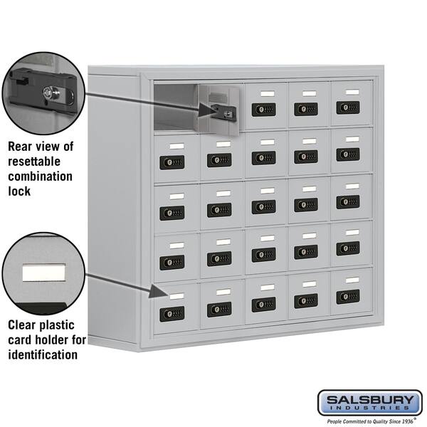 Shop Cell Phone Storage Locker 5 Door High Unit 8 Inch Deep