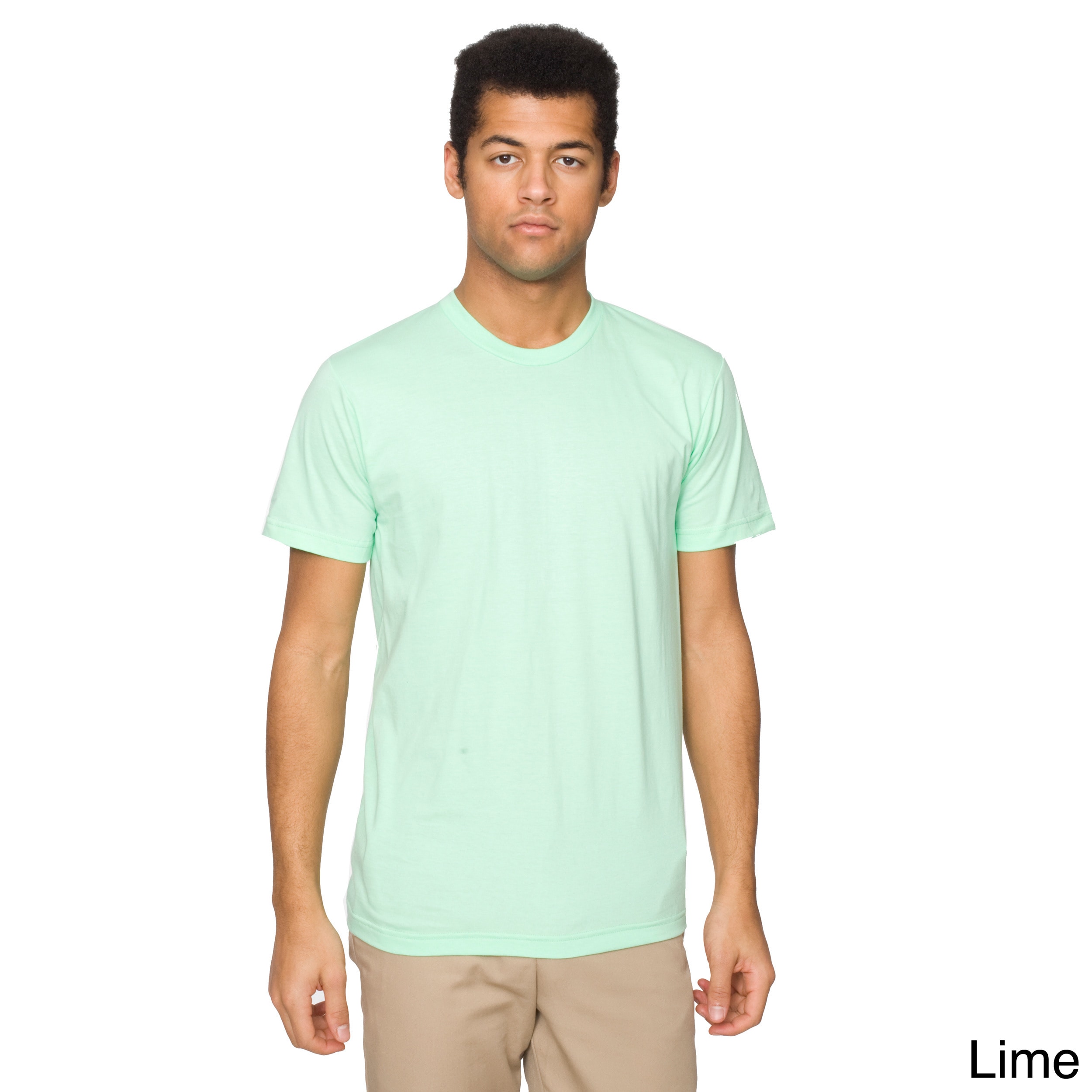 American Apparel American Apparel Unisex Fine Jersey Short Sleeve T shirt Green Size XS