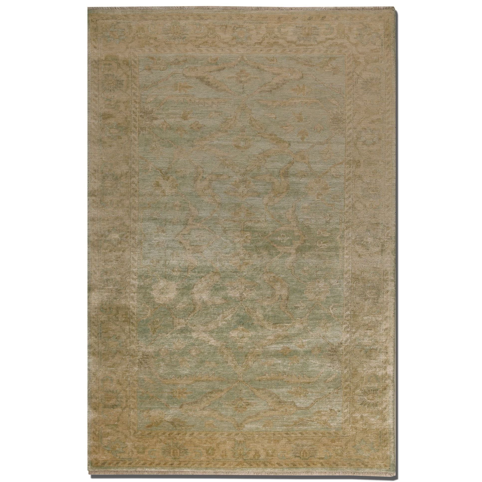 Hand knotted Anna Maria New Zealand Wool Area Rug (6 X 9)