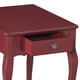 preview thumbnail 7 of 8, INSPIRE Q Shemar 1-drawer Flared Legs Accent Side Table