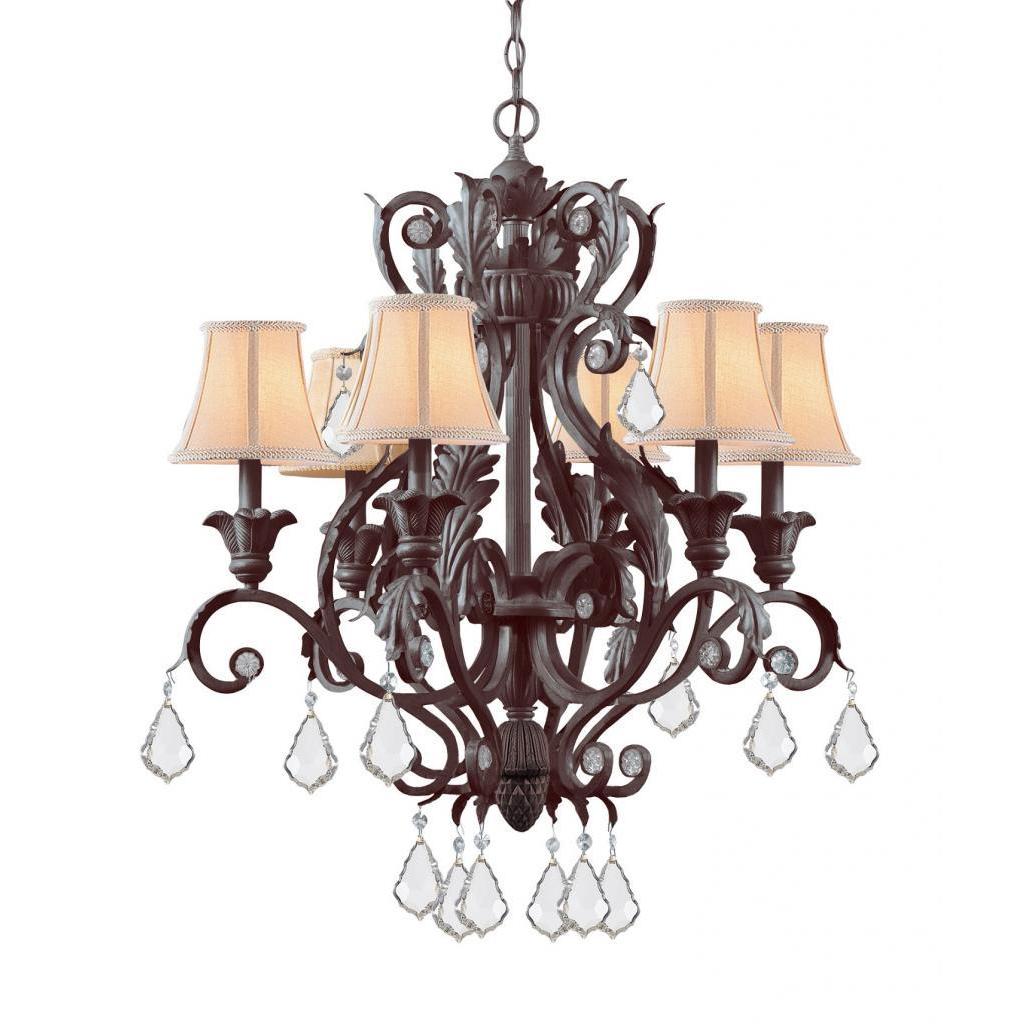 Winslow Dark Rust 60 light Chandelier