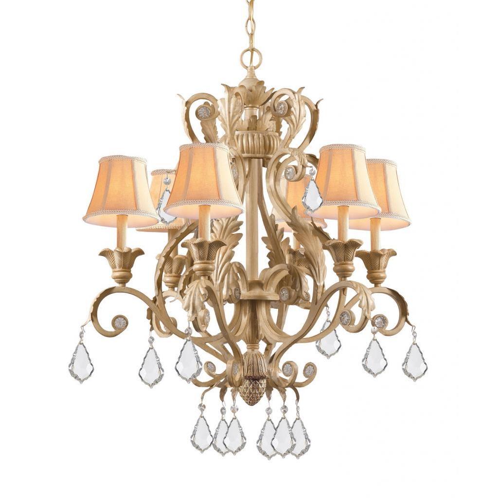 Winslow Champagne 6 light Chandelier