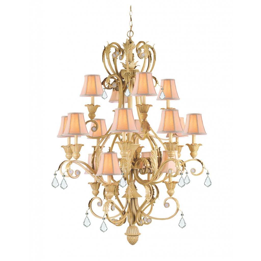 Winslow 16 light Chandelier In Champagne Finish