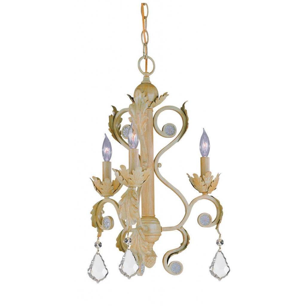 Winslow Champagne 3 light Chandelier