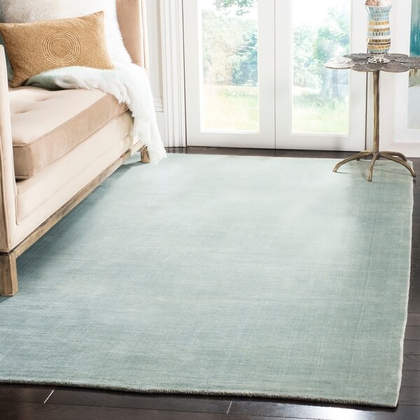 Safavieh Handmade Mirage Modern Villa Blue Viscose Rug - 8' x 10'
