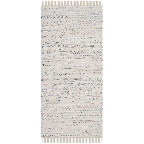 Safavieh Hand woven Rag Rug Ivory Cotton Rug (3 x 5)  