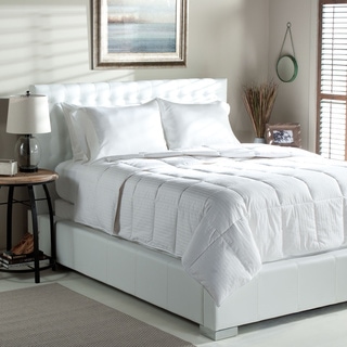 Tommy Bahama Stripe Oversized Lightweight White Goose Down