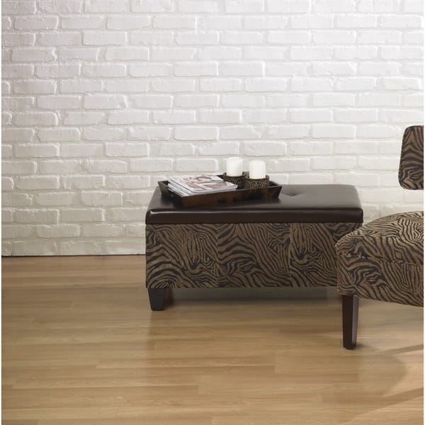Shop Bonded Leather Storage Bench Free Shipping Today
