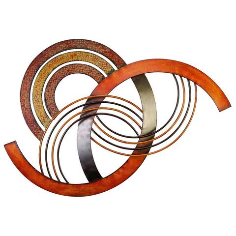 Multi Iron Modern Wall Decor Abstract 25 x 38 x 2