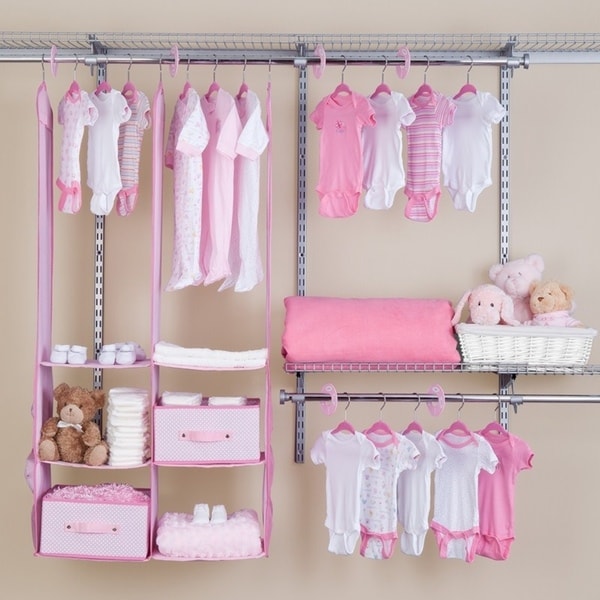 delta children 24 piece nursery closet set