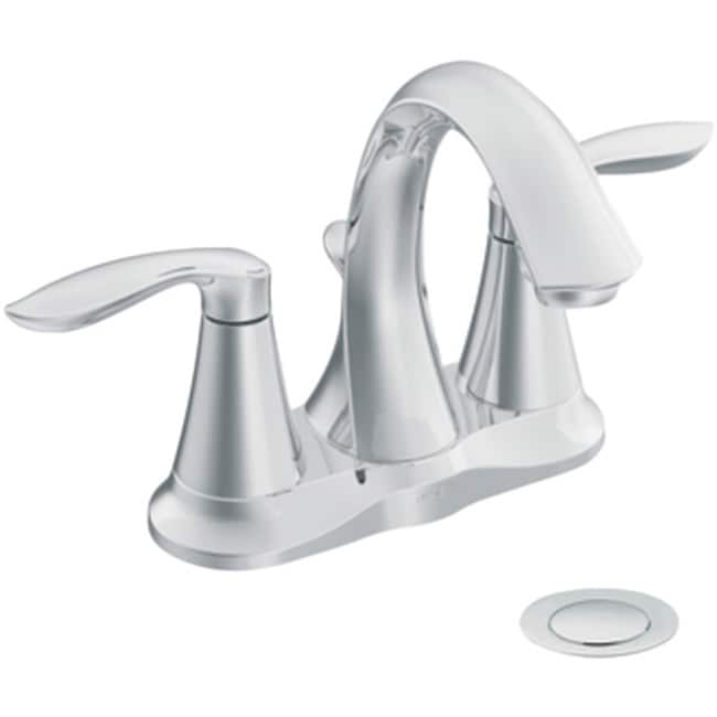 Moen 66410 Eva Chrome Double handle Bathroom Faucet