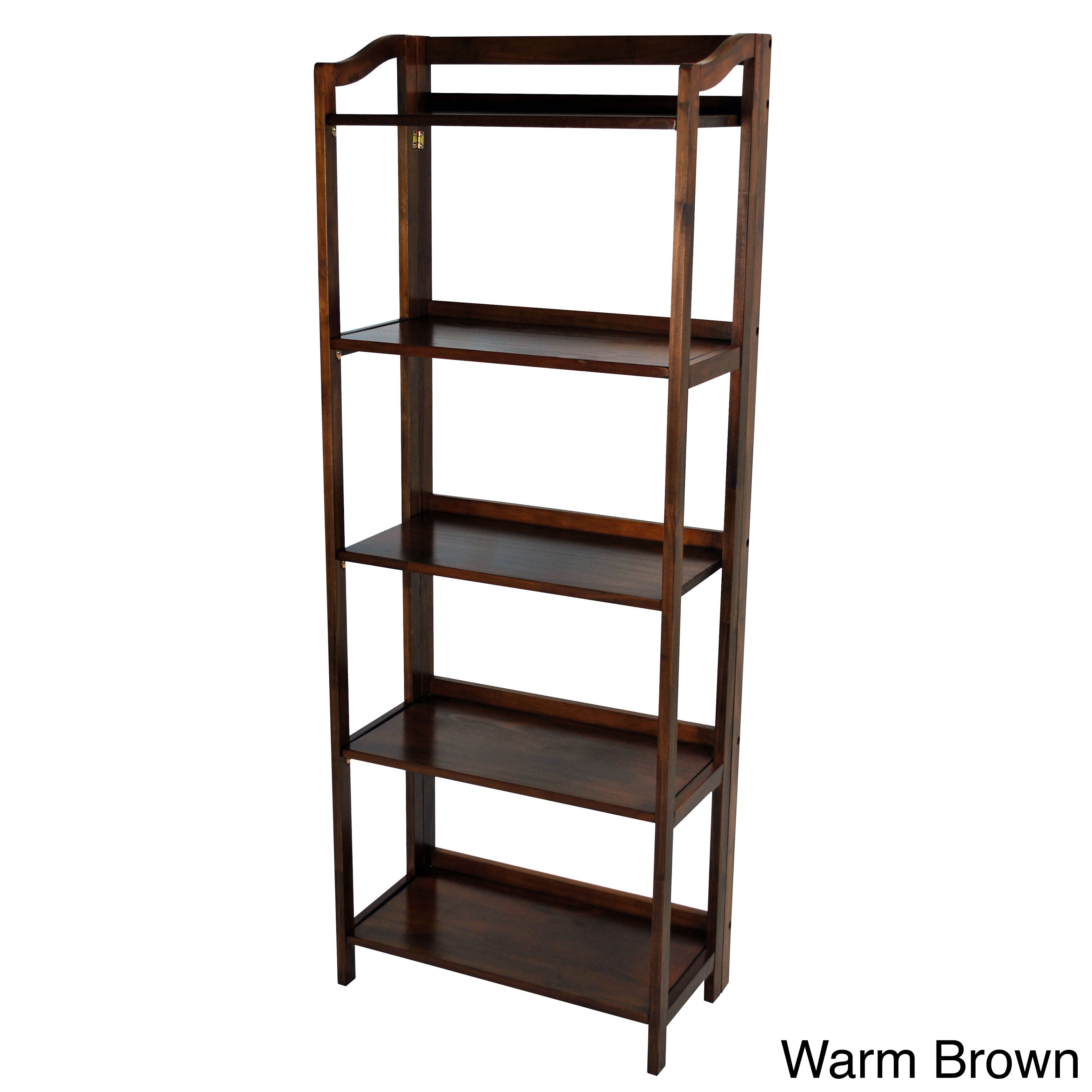 Stratford 5 shelf Folding Bookcase