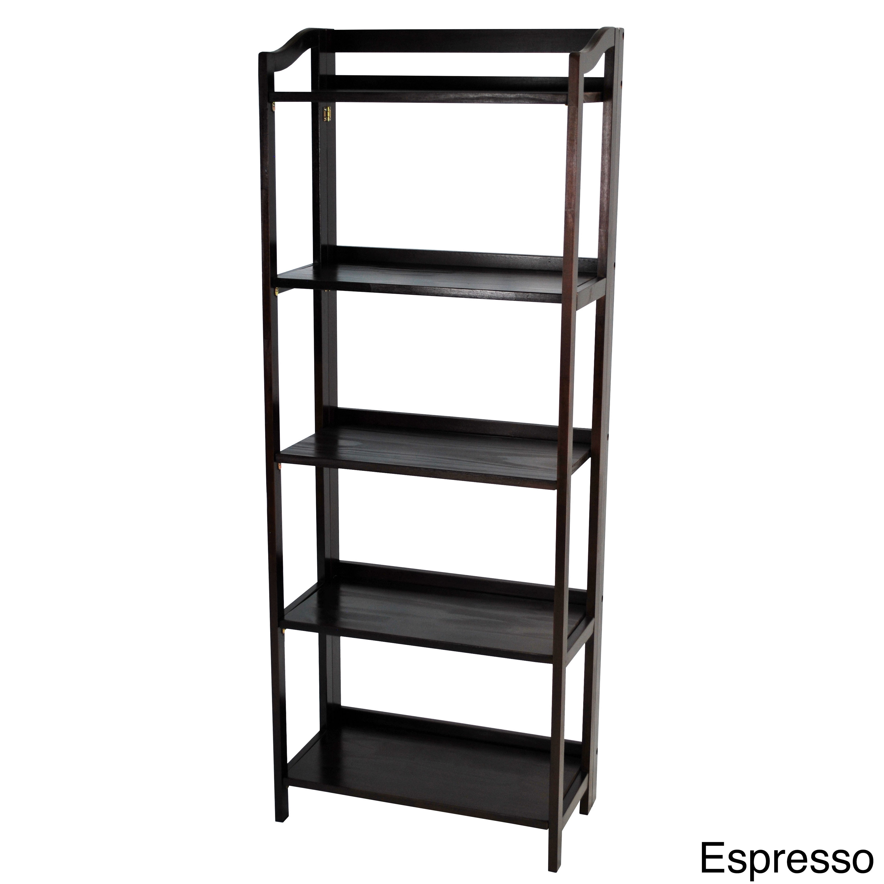 Stratford 5 shelf Folding Bookcase