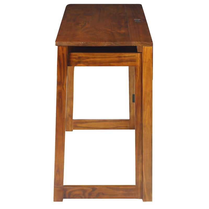 Modern Folding Desk with 4 USB Ports