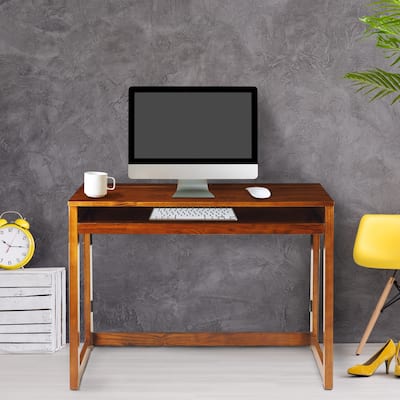 Modern Folding Desk with 4 USB Ports