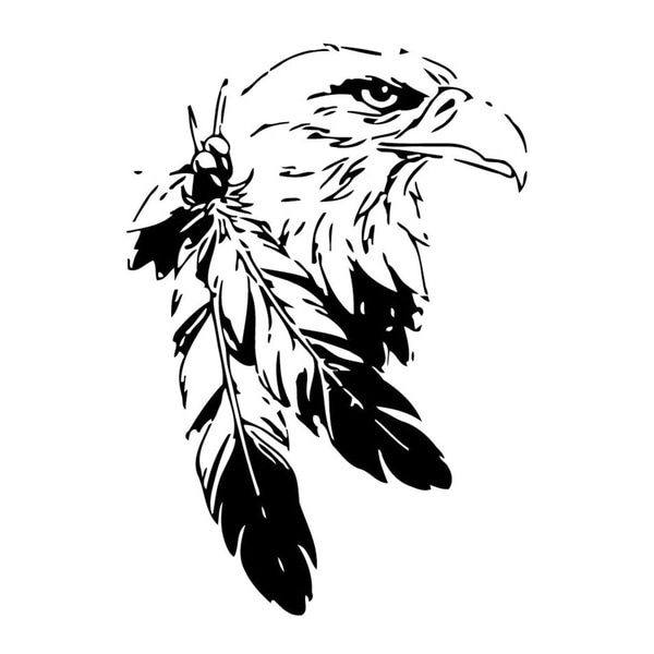 Indians Eagle Head Vinyl Wall Art Free Shipping On Orders Over 45