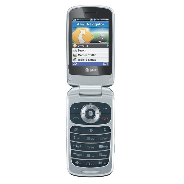 ZTE AT&T Z331 Unlocked GSM Blue/ Silver Flip Cell Phone AT&T Unlocked GSM Cell Phones