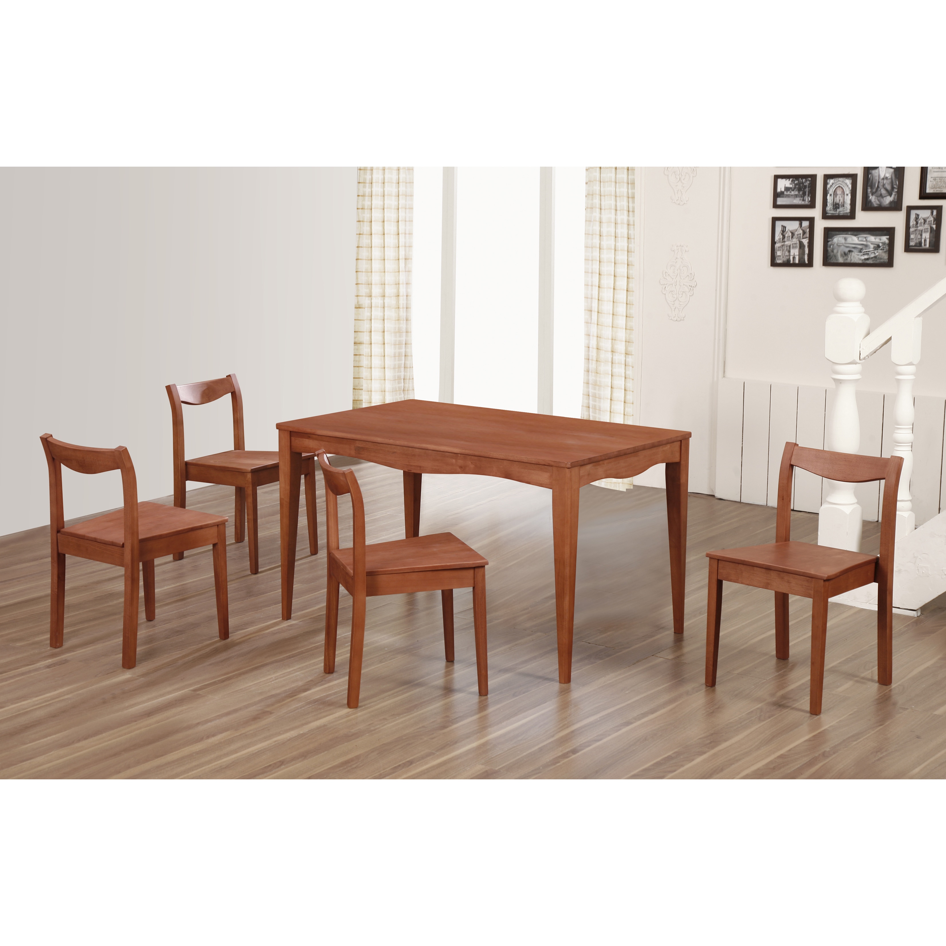 Gold Sparrow Hannah Natural Finish 5 piece Dining Set Neutral Size 5 Piece Sets