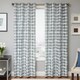 preview thumbnail 10 of 8, Softline Peyton Woven Jacquard Grommet Top Curtain Panel
