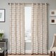 preview thumbnail 7 of 8, Softline Peyton Woven Jacquard Grommet Top Curtain Panel