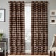 preview thumbnail 9 of 8, Softline Peyton Woven Jacquard Grommet Top Curtain Panel