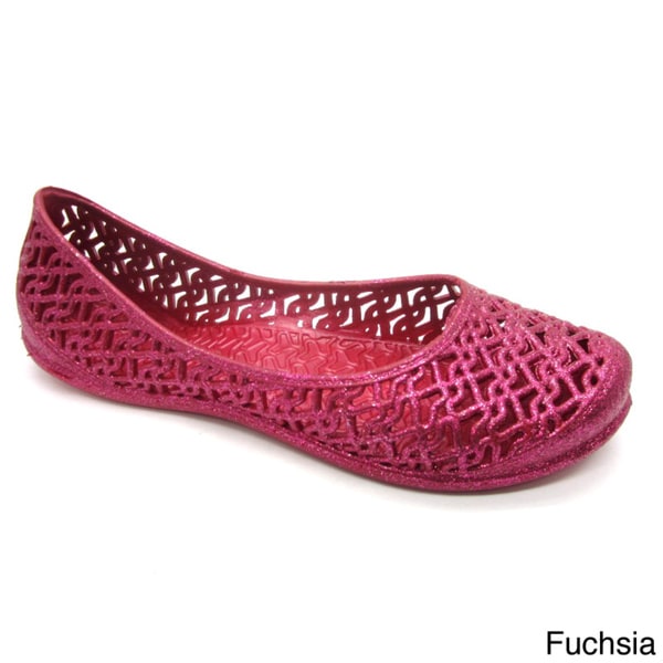 jelly ballet flats