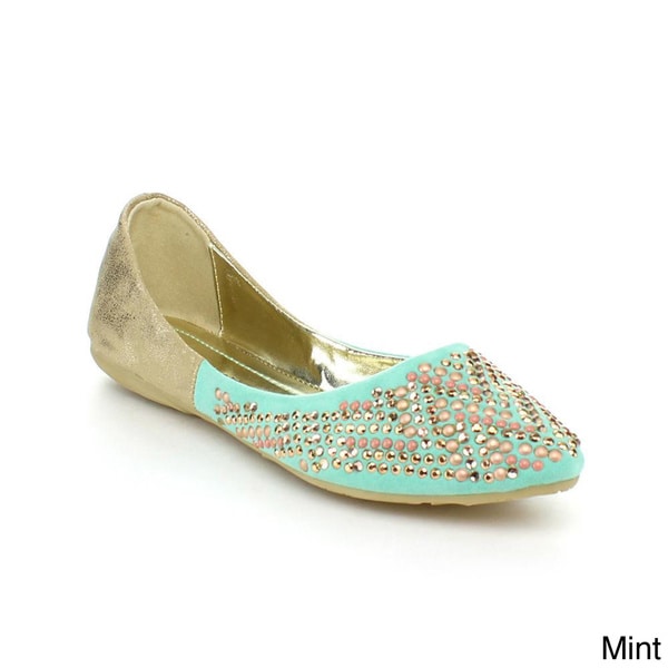 Liliana LULA 1 Women's Studded Ballet Flats LILIANA Flats