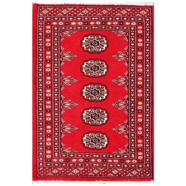 Handmade Bokhara Wool Rug (Pakistan) - 2' x 3'
