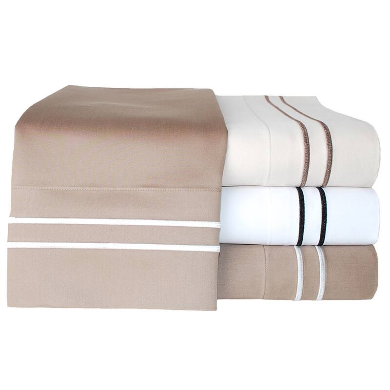 Superior Egyptian Cotton 800-Thread Count Embroidered Deep Pocket Breathable Sheets