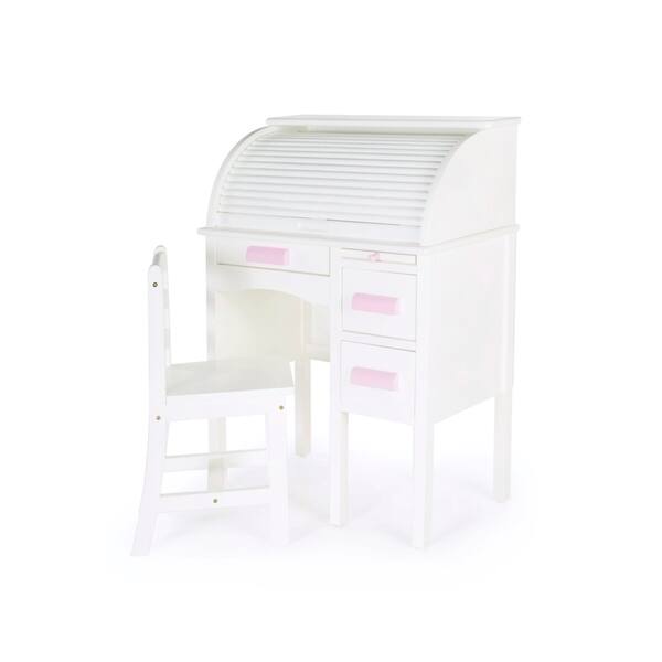 Shop Jr Rolltop White Desk Overstock 9108343