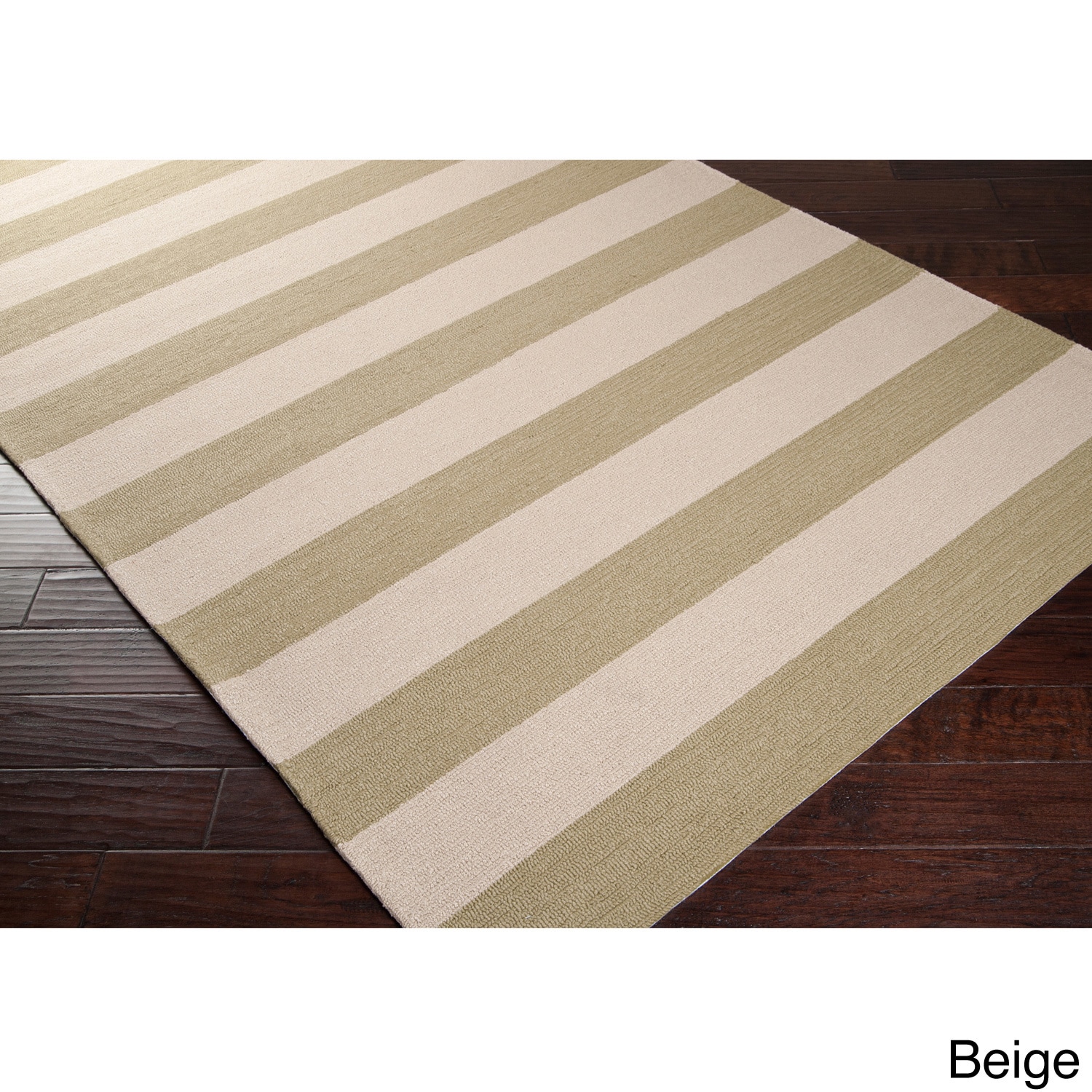 Hand hooked Mandy Striped Casual Indoor/ Outdoor Area Rug (3 X 5)