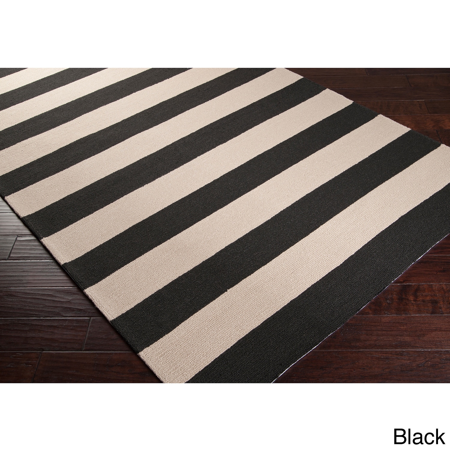 Hand hooked Mandy Striped Casual Indoor/ Outdoor Area Rug (3 X 5)