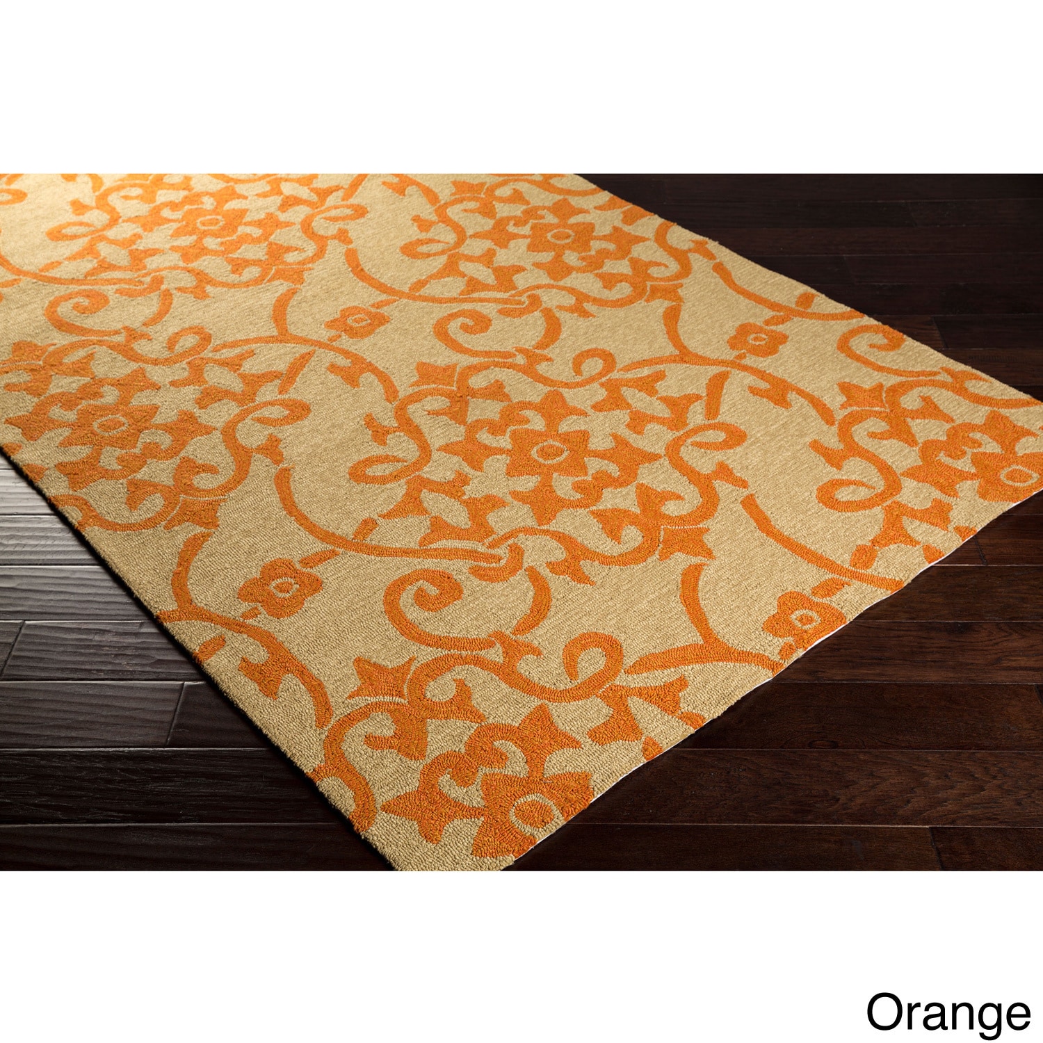 Hand hooked Kiera Transitional Floral Indoor/ Outdoor Area Rug (3 X 5)