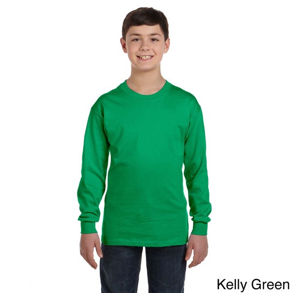Youth Heavy Cotton Long Sleeve T-shirt