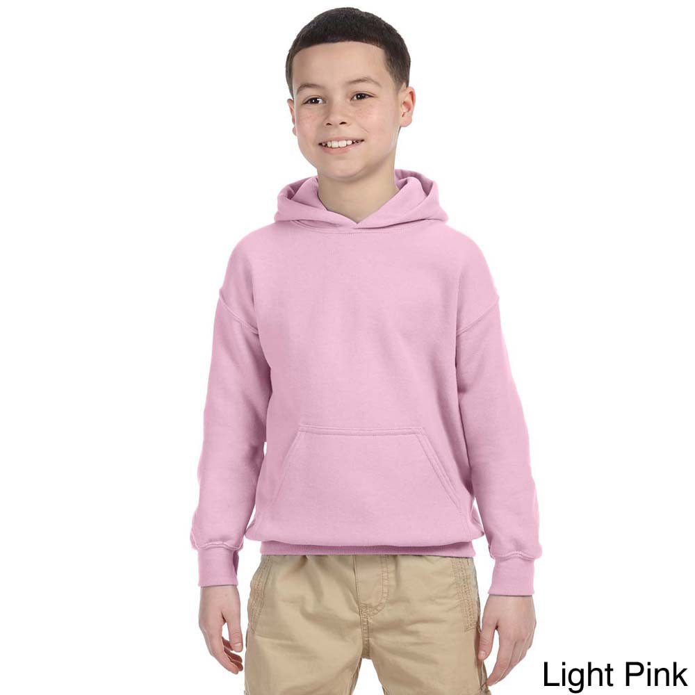 Gildan Gildan Youth Heavy Blend 50/50 Blend Hoodie Pink Size L (14 16)