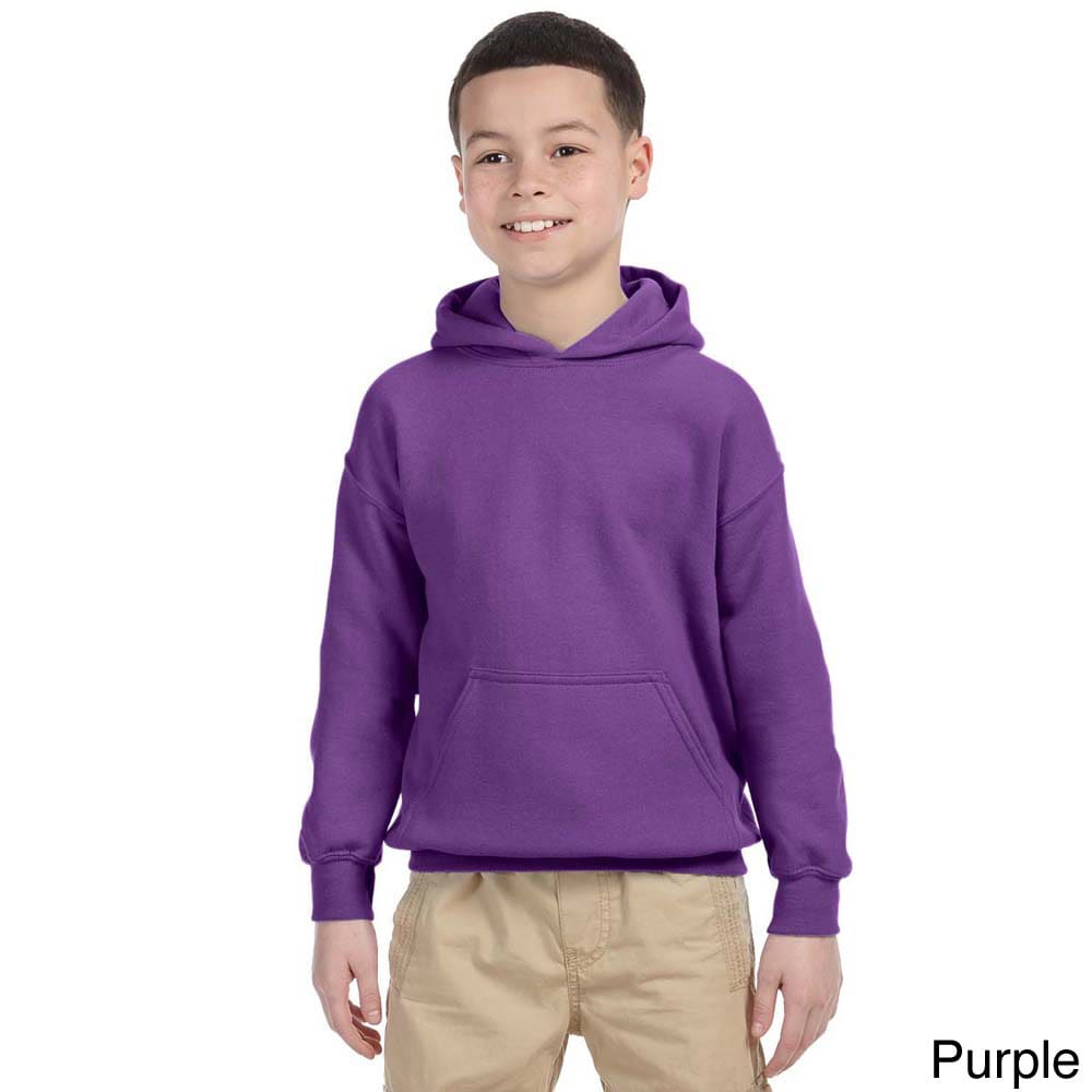 Gildan Gildan Youth Heavy Blend 50/50 Blend Hoodie Purple Size XL (18 22)