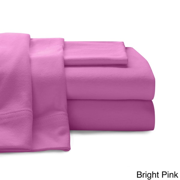 100 percent Cotton Luxury Jersey Sheet Set Sheets