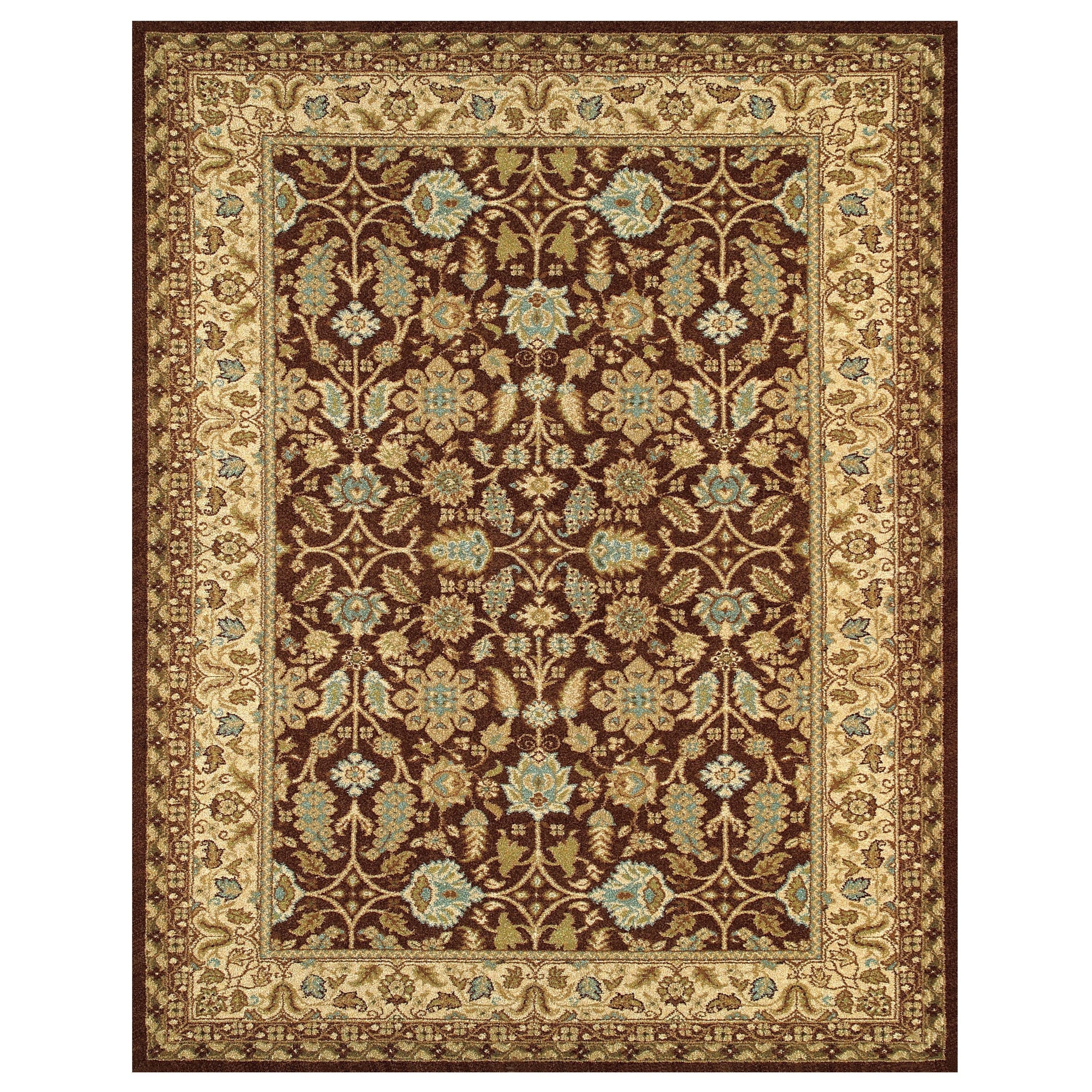 Valencia Chocolate Latte Area Rug (53 X 79)