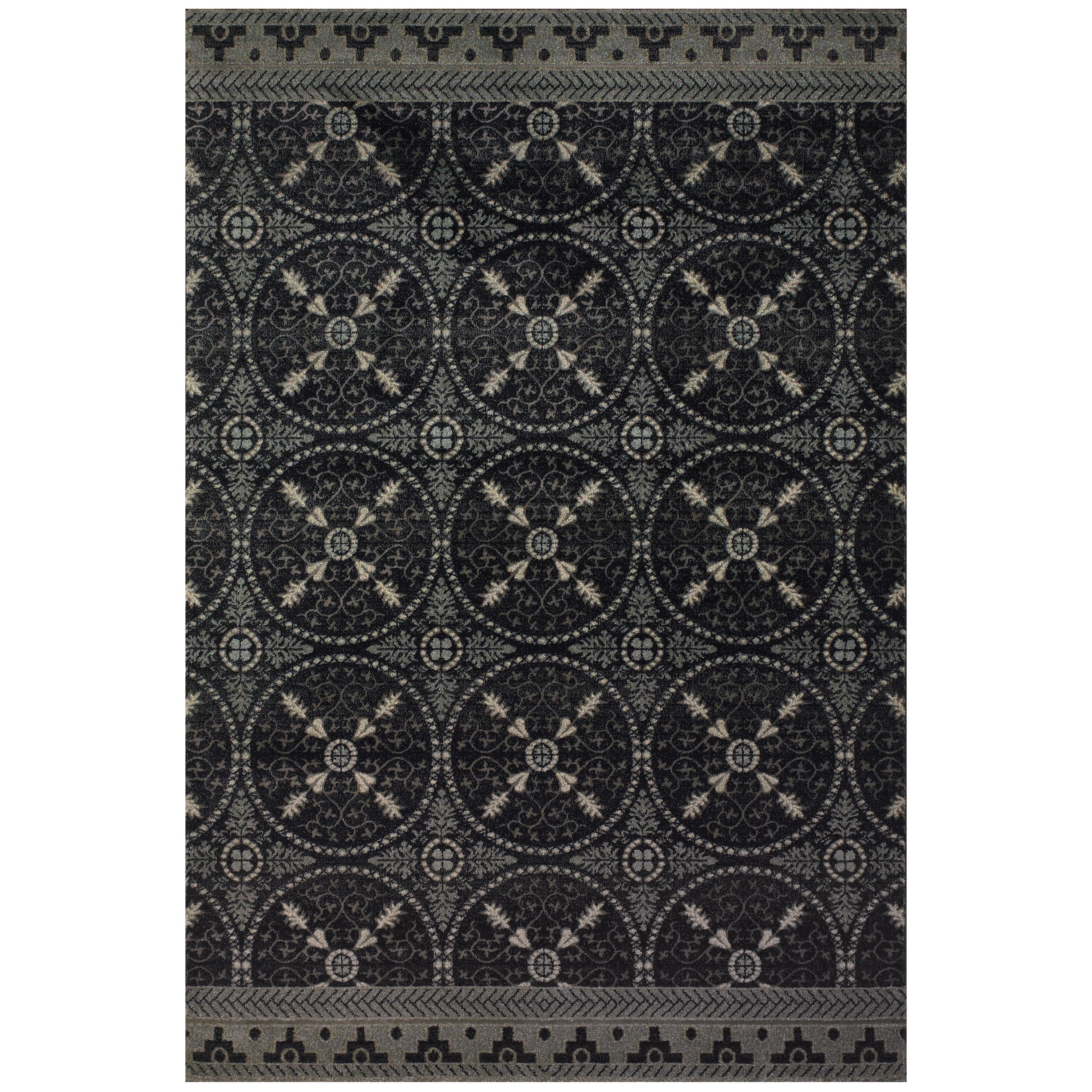 Carlisle Grey Area Rug (5 X 8)