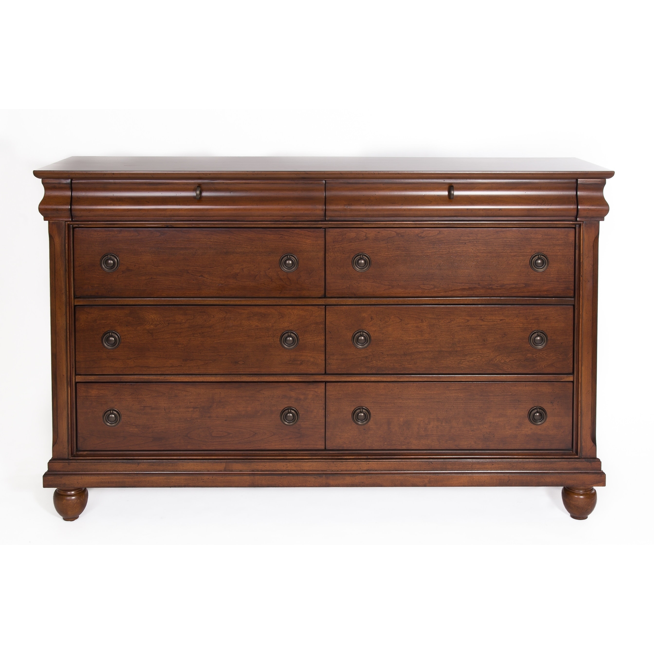 Liberty Furniture Industries Liberty Rustic Cherry Traditions 8 drawer Dresser Brown Size 8 drawer