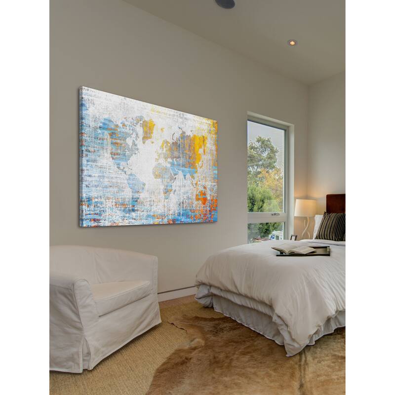 Marmont Hill Art Collective 'Continental Journey' Canvas Art - Multi-Color