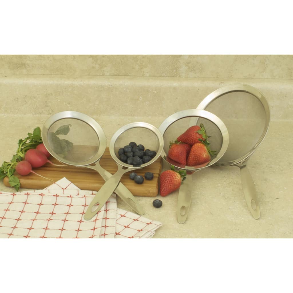 Professional Heavy Duty Stainless Strainer (Set of 4)