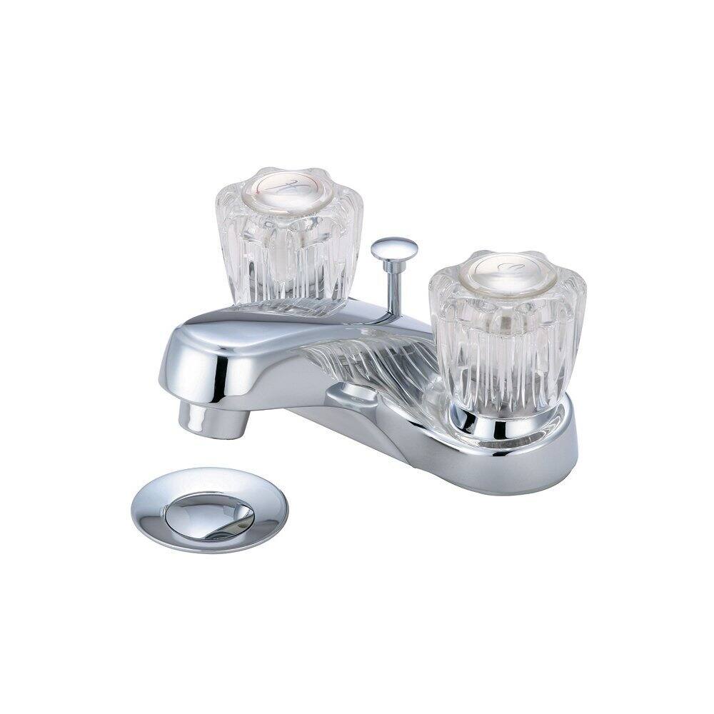 Olympia L7222 Elite Acrylic Handle 4" Centerset Lavatory Faucet