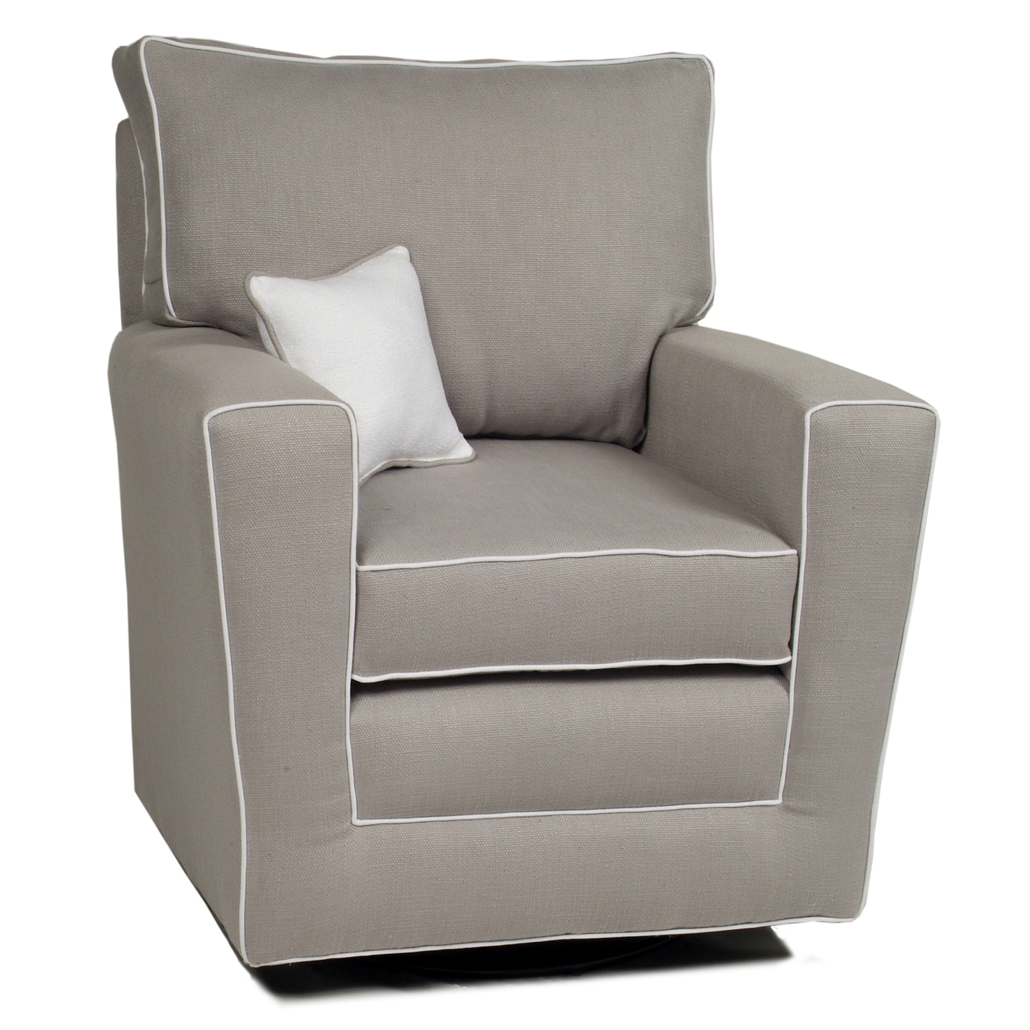 Countess Pebble Grey Swivel Glider