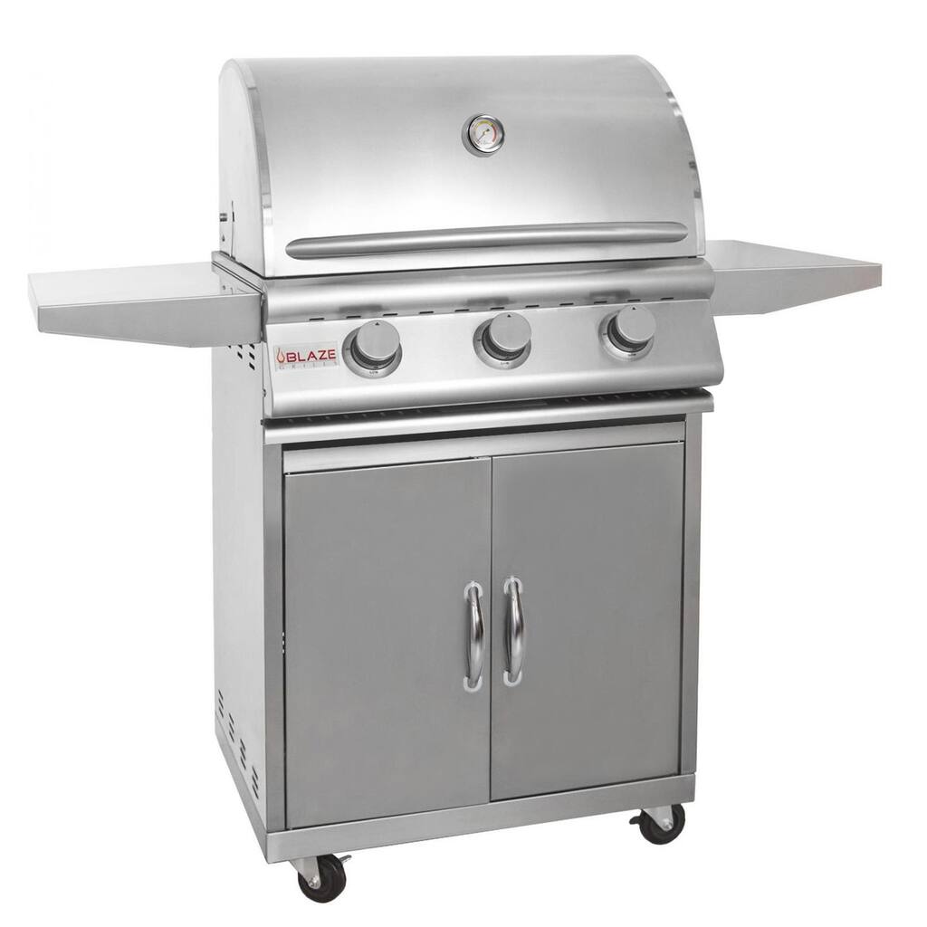 Blaze 25-inch 3-burner Gas Grill with Cart