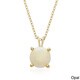 preview thumbnail 11 of 14, Dolce Giavonna Gold Over Silver Gemstone Birsthtone Necklace